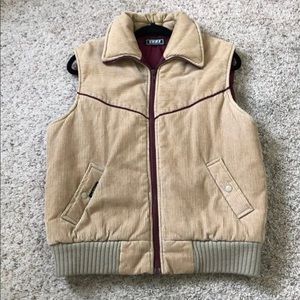 Izzi Vintage Corduroy Full Zip Vest